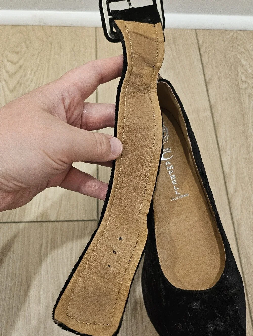 Jeffrey Campbell Pointe Platform - 8.5 - Black Velvet - Indie Sleeze/Balletcore